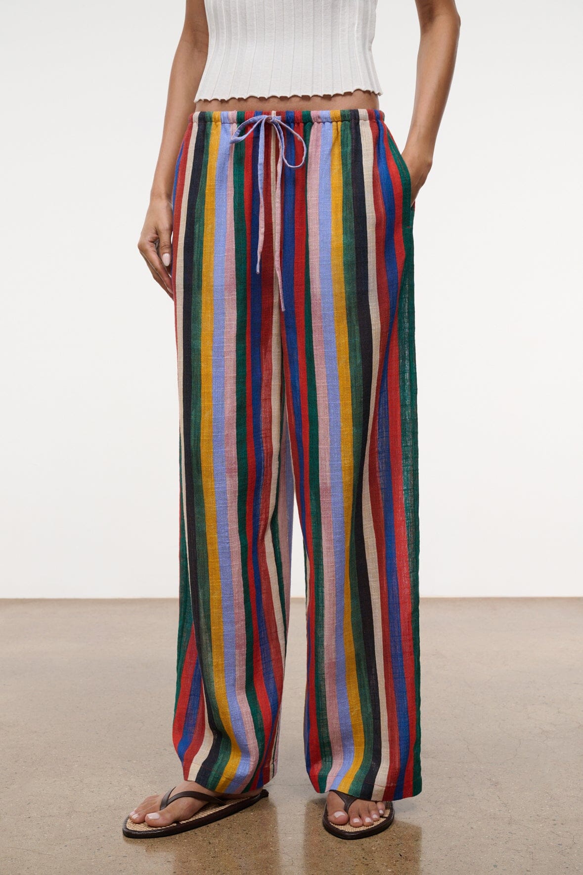 Mateo Pant Artist Stripe | STAUD Trending