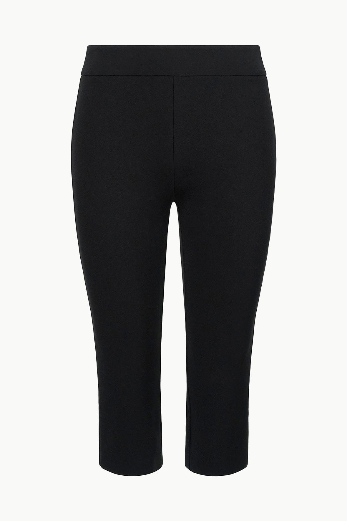 Leone Pant Black - Cropped Black Fitted Pants | STAUD Deals