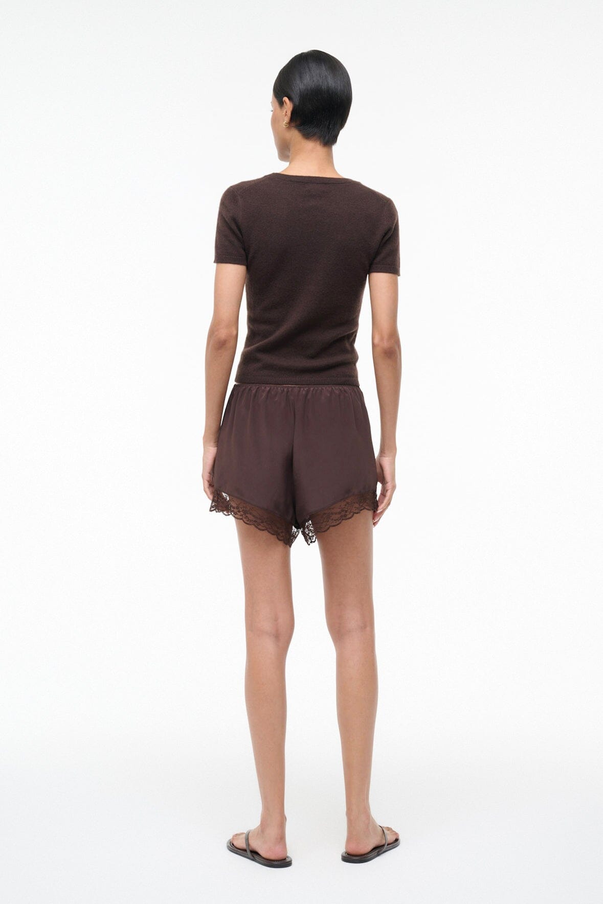 Von Silk Short Earth | STAUD Exclusive