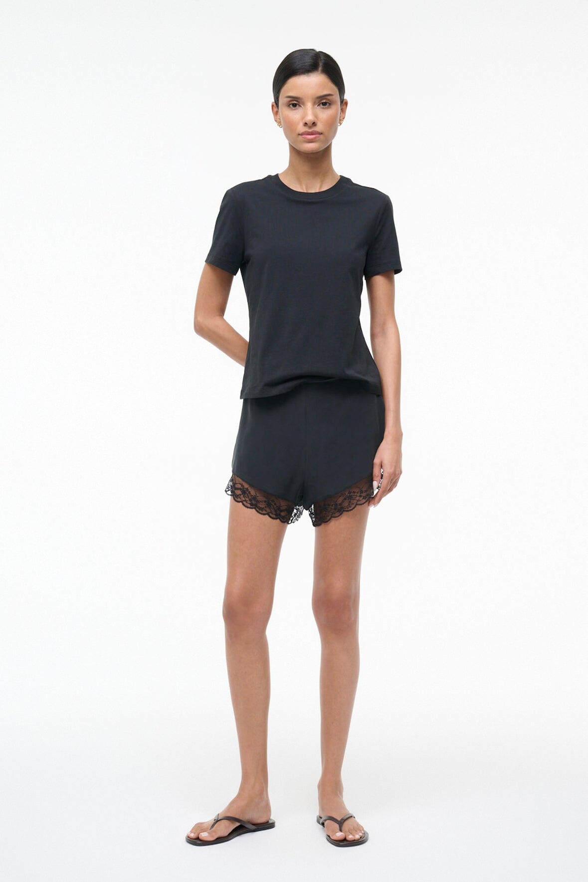 Von Silk Short Black 1 | STAUD Featured