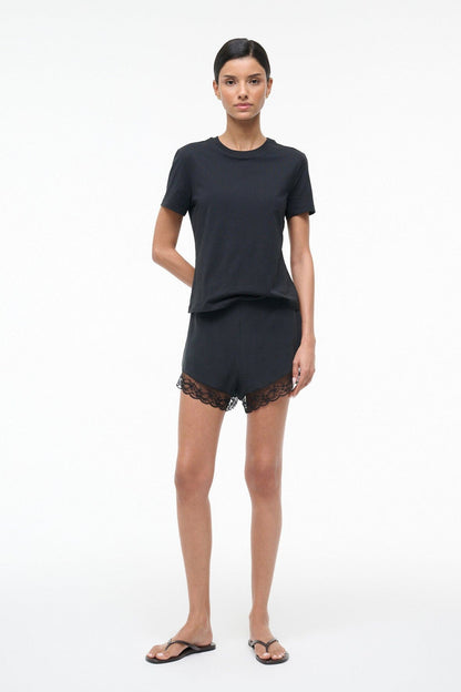 Von Silk Short Black 1 | STAUD Featured