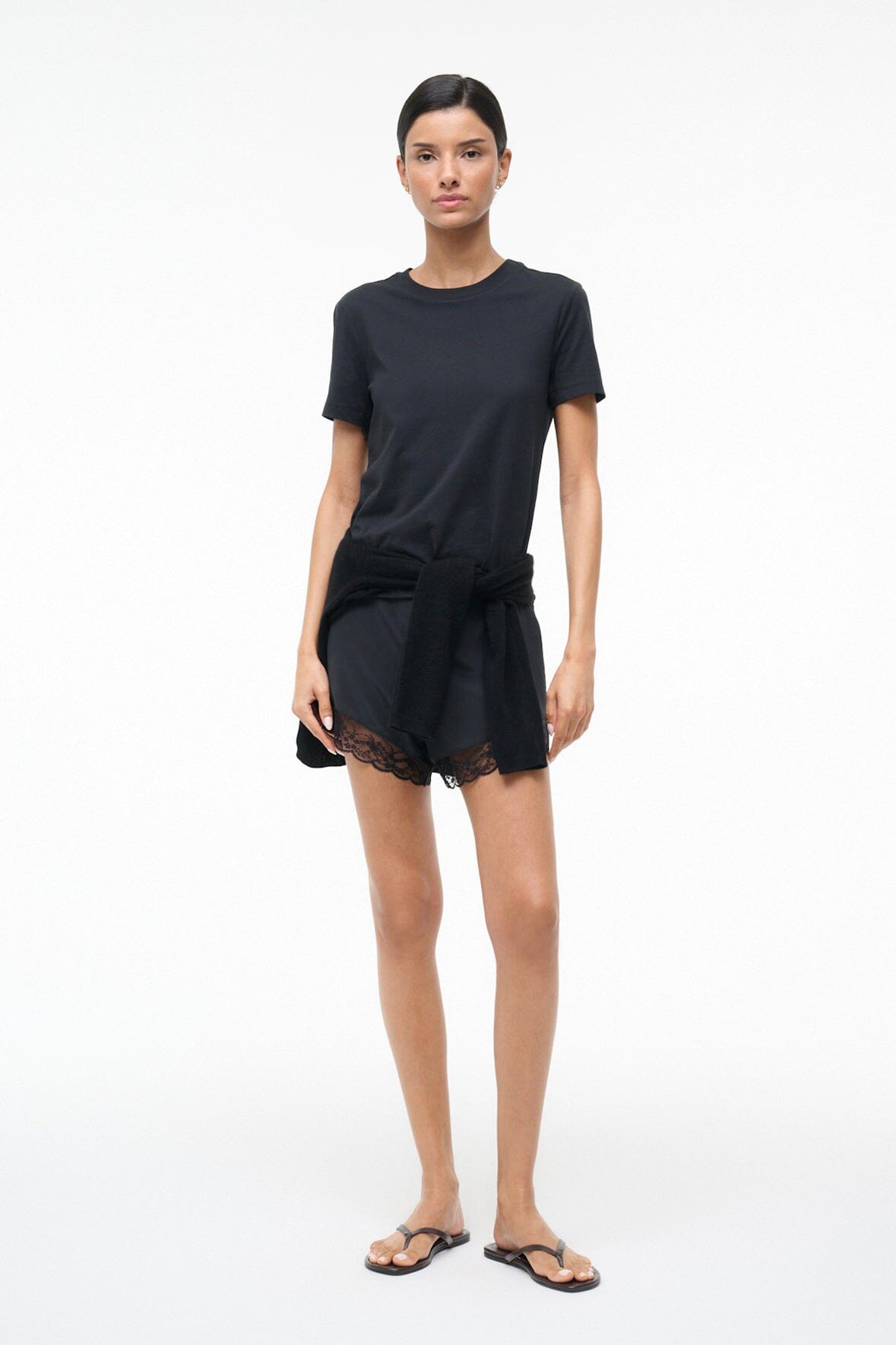 Von Silk Short Black 1 | STAUD Featured