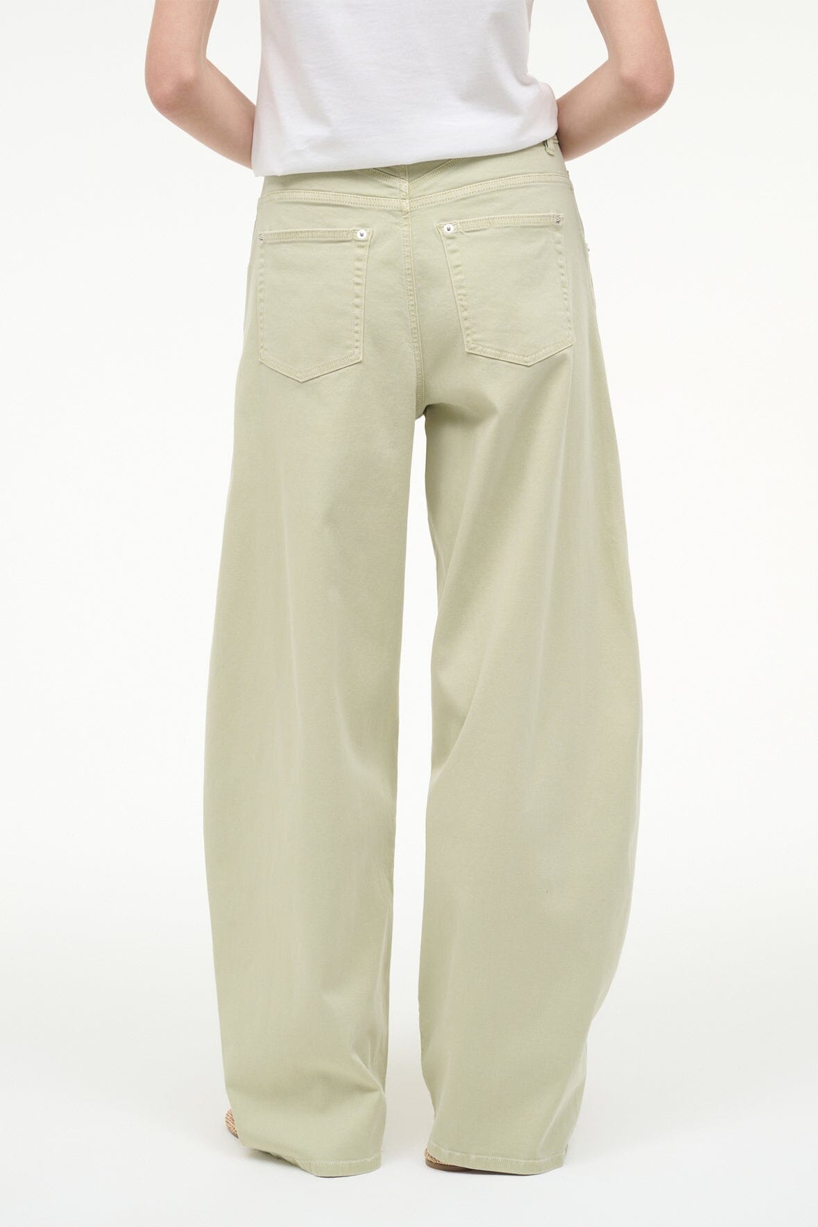 Harrison Pant Eucalyptus | STAUD Essential