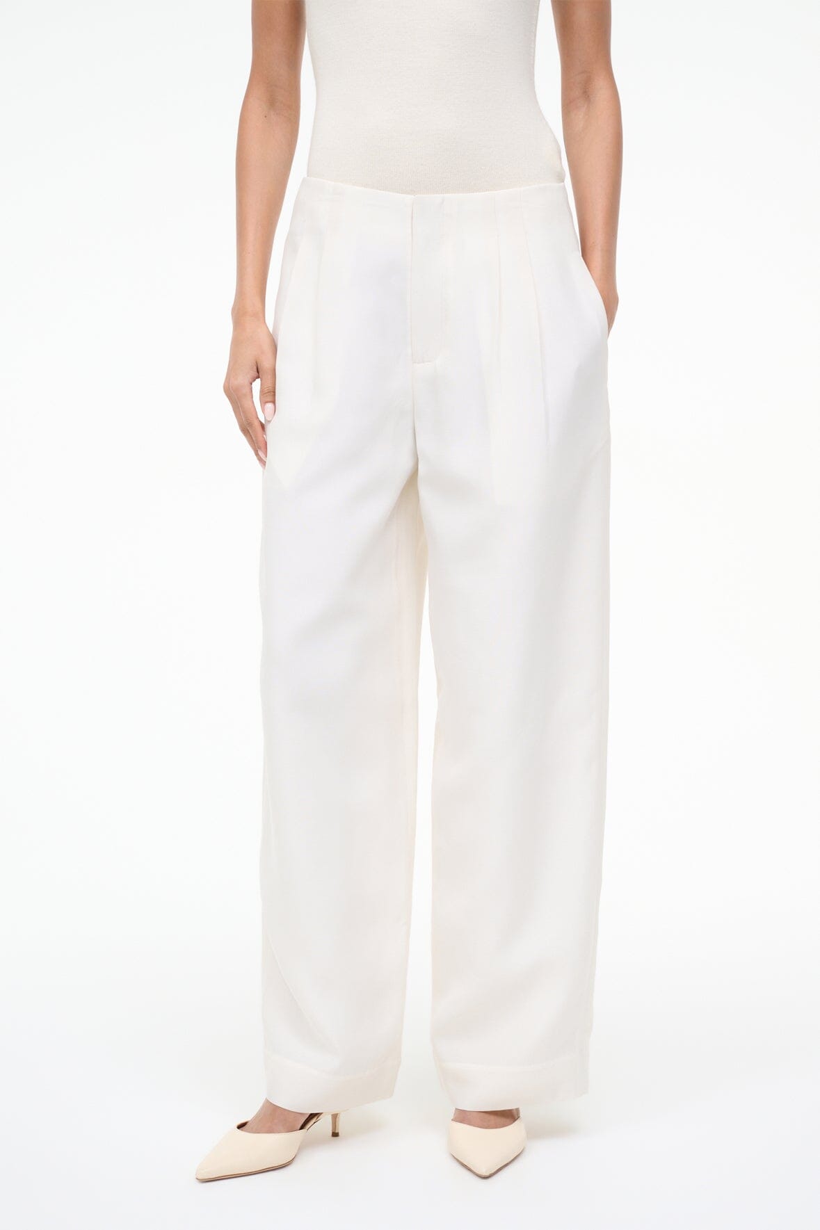 Pierre Pant Ivory | STAUD Great Value