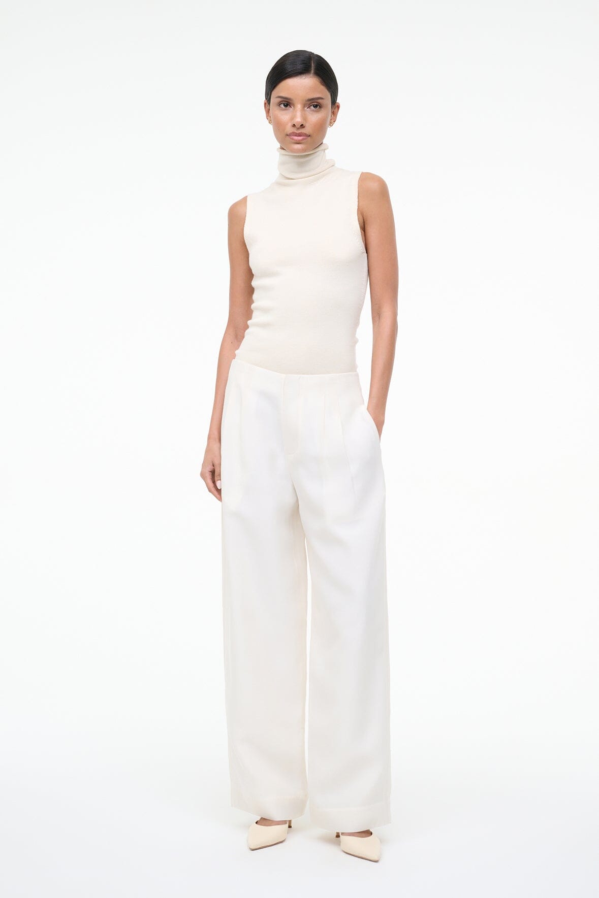 Pierre Pant Ivory | STAUD Great Value