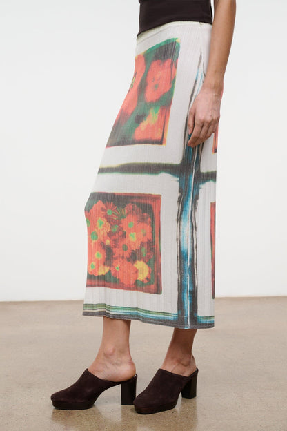 Noemi Skirt Superbloom Scarf | STAUD Popular
