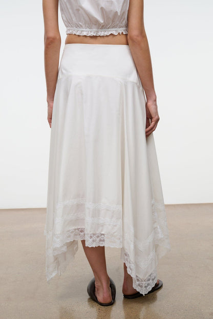 Ainsley Skirt Ivory | STAUD Classic
