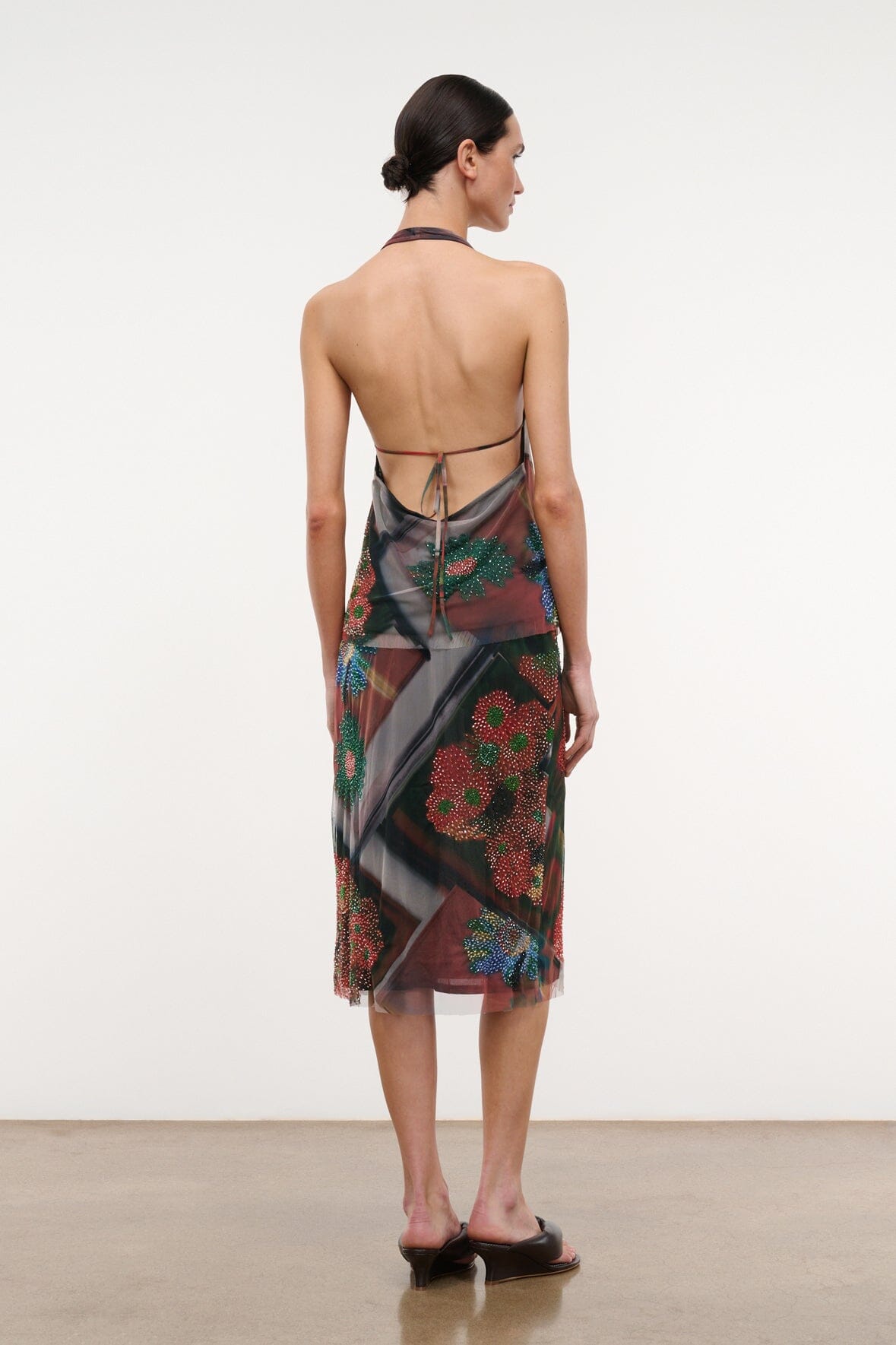 Lucia Skirt Superbloom Scarf | STAUD Trusted