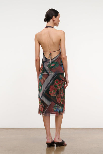 Lucia Skirt Superbloom Scarf | STAUD Trusted