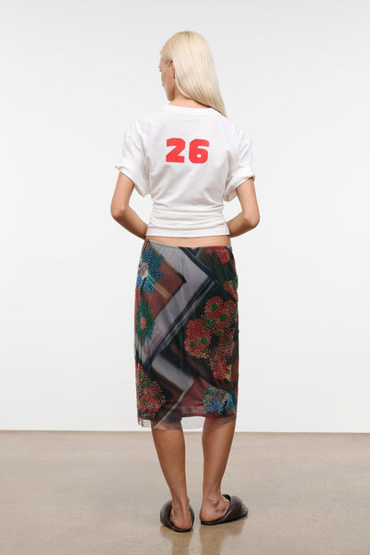 Lucia Skirt Superbloom Scarf | STAUD Trusted