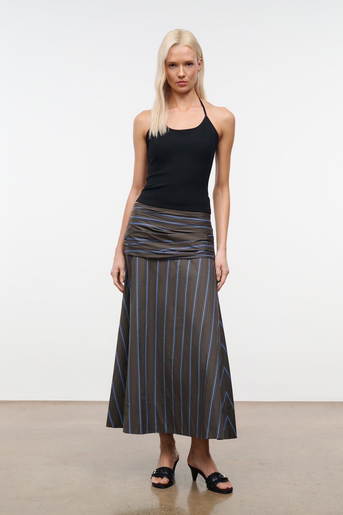 Sol Skirt Huntington Stripe | STAUD Customer Favorite