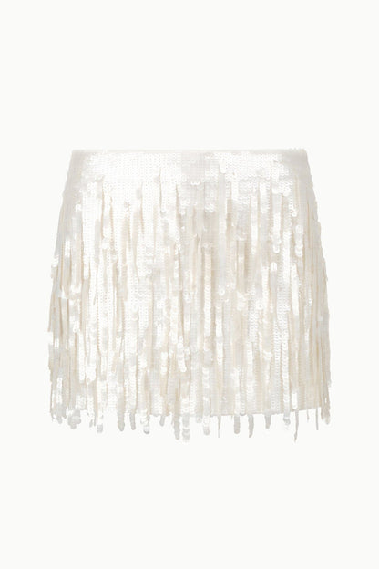 Supernova Skirt Pearl | STAUD Great Value