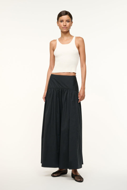 Procida Skirt Black 1 | STAUD Exclusive