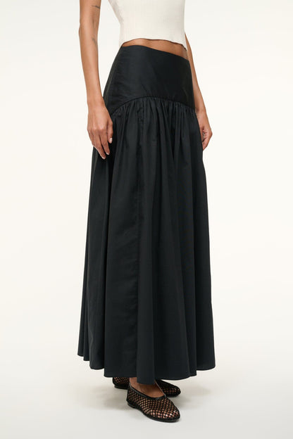 Procida Skirt Black 1 | STAUD Exclusive