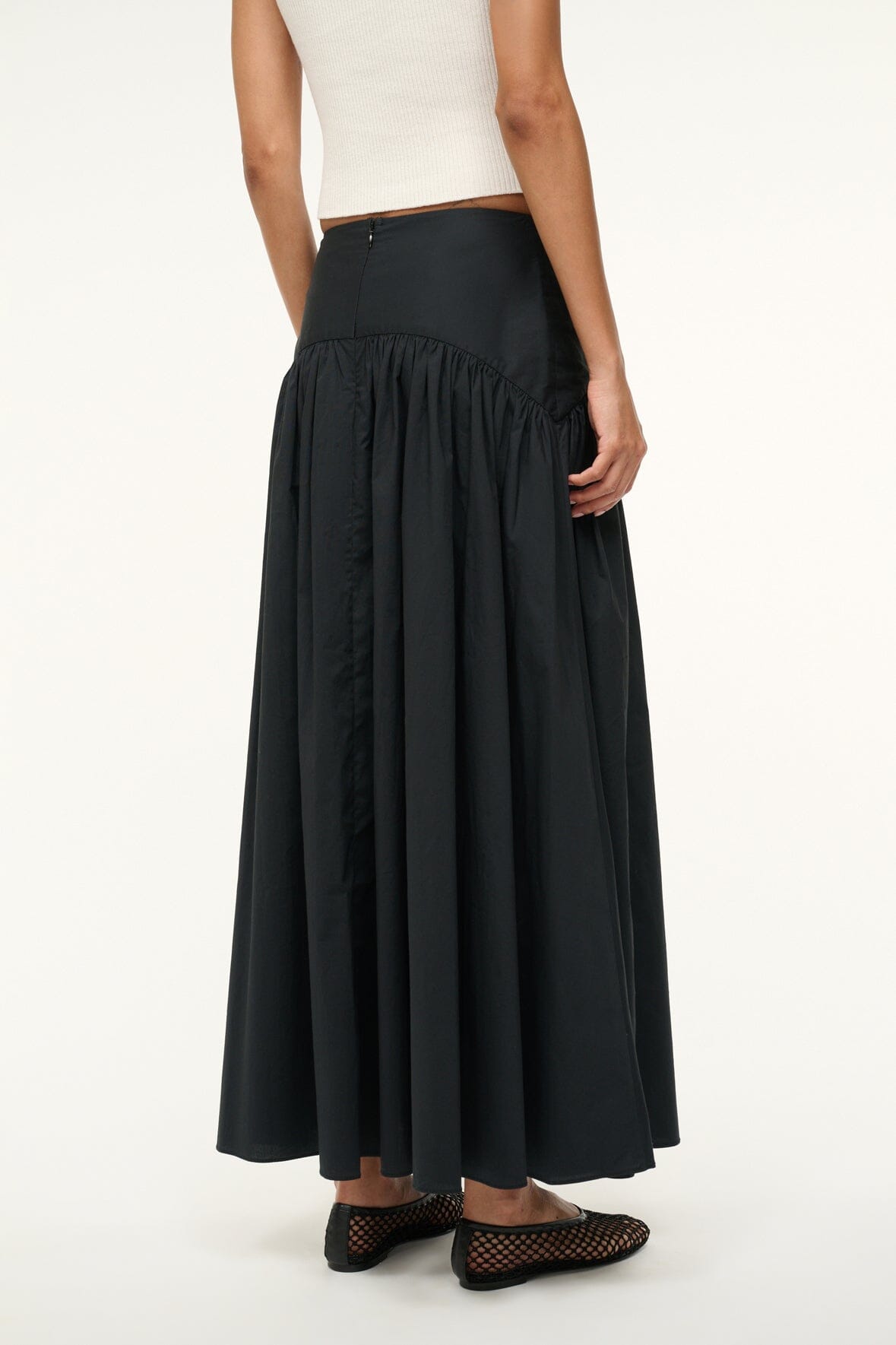 Procida Skirt Black 1 | STAUD Exclusive
