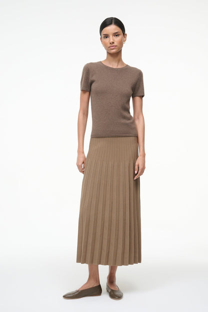 Lena Skirt Taupe | STAUD Featured