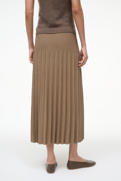 Lena Skirt Taupe | STAUD Featured