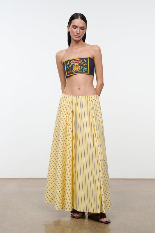 Milano Skirt Monday Stripe | STAUD Hot Sale