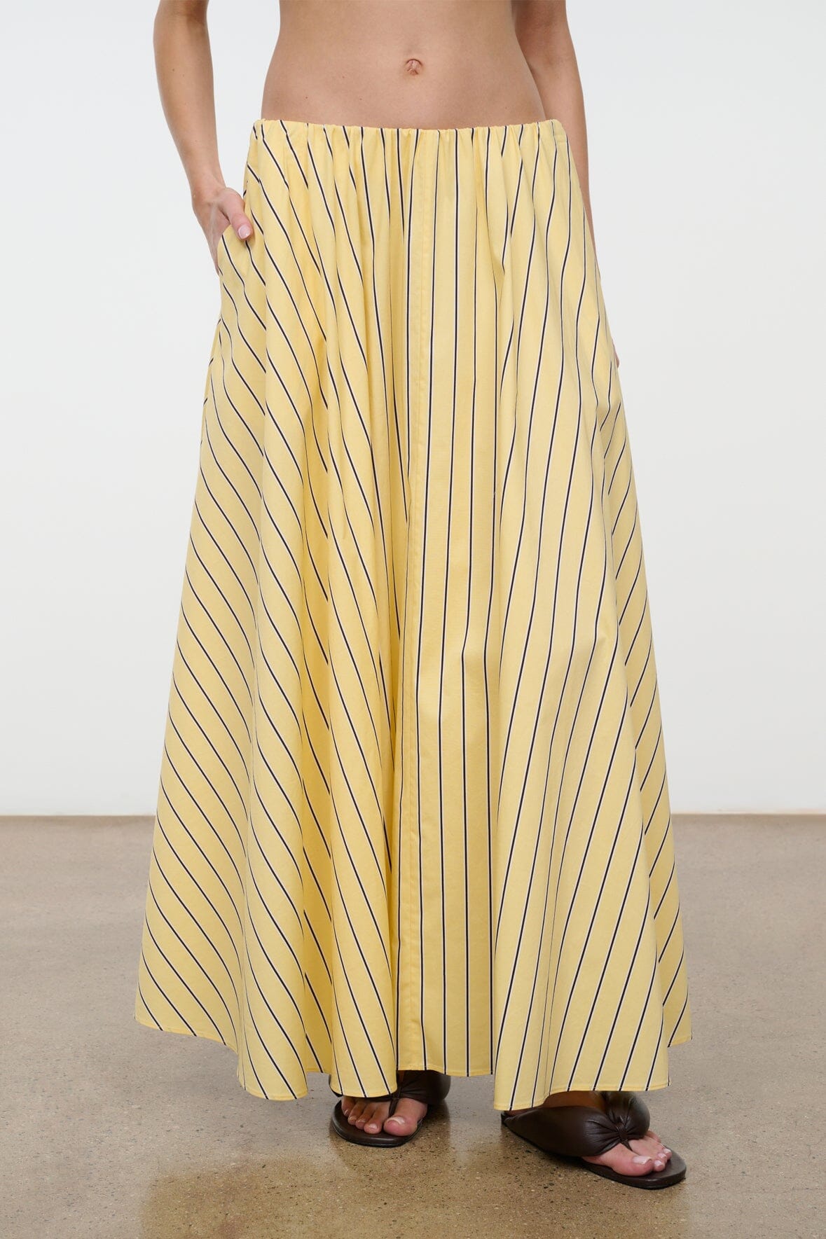 Milano Skirt Monday Stripe | STAUD Hot Sale