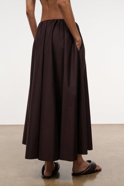 Milano Skirt Earth | STAUD Great Value