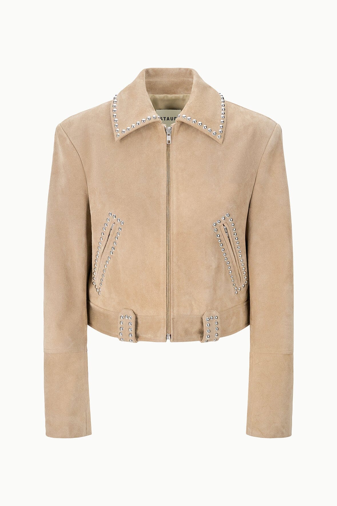 Hugo Suede Jacket Dune | STAUD Essential