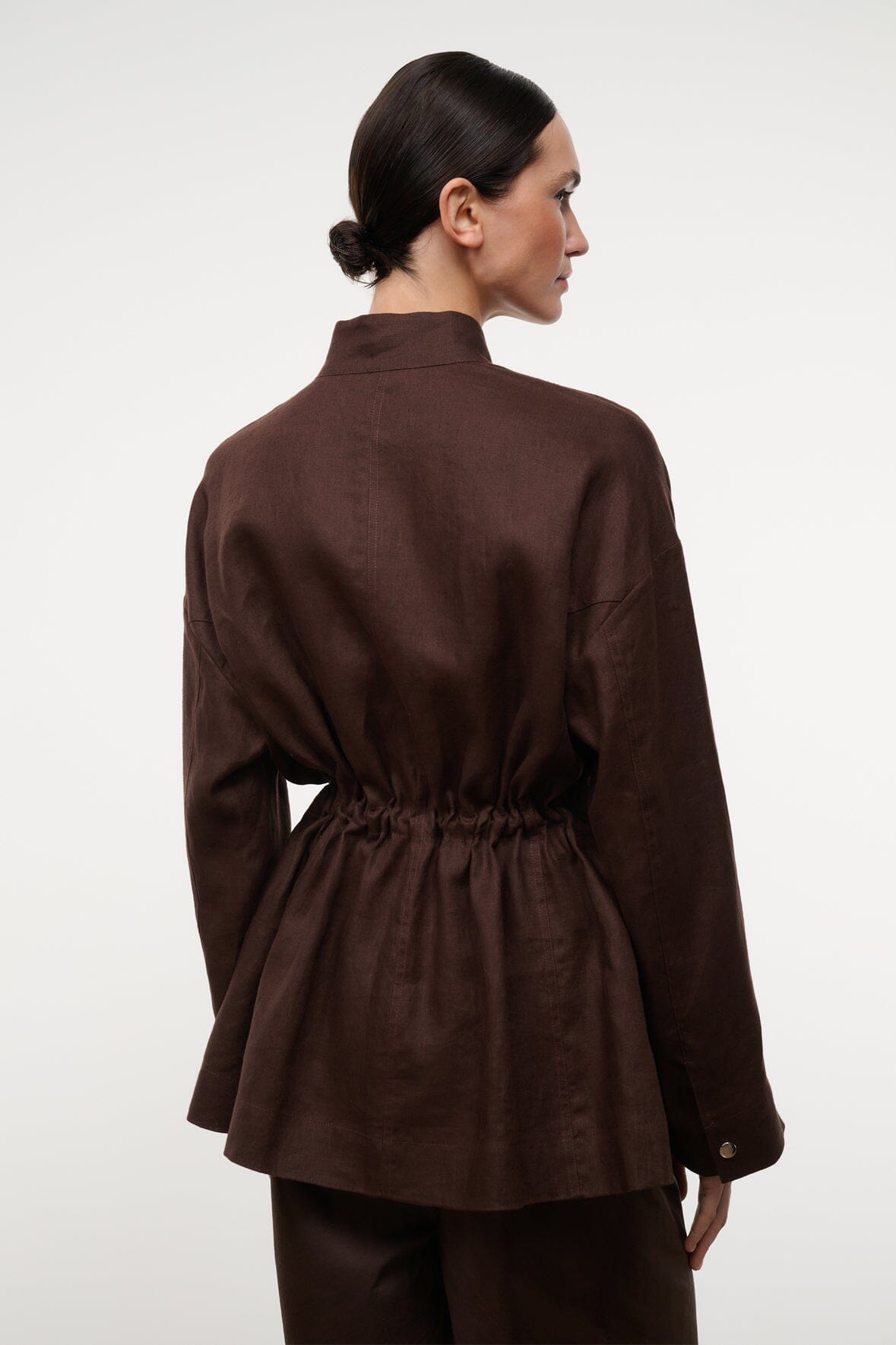 Reed Linen Jacket Root | STAUD Latest