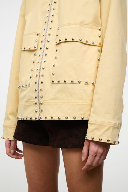 Clarke Jacket Butter Studs | STAUD Featured