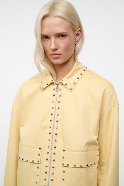 Clarke Jacket Butter Studs | STAUD Featured