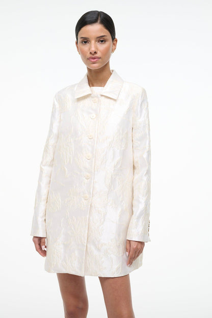 Halton Jacket Botanica Ivory | STAUD Essential
