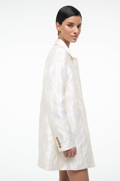 Halton Jacket Botanica Ivory | STAUD Essential