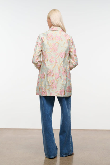 Halton Jacket Botanica Aloe | STAUD Everyday