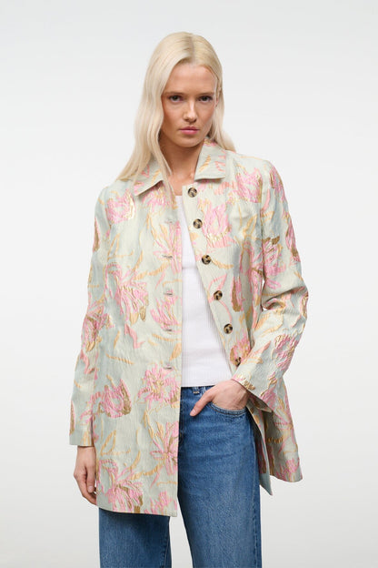 Halton Jacket Botanica Aloe | STAUD Everyday
