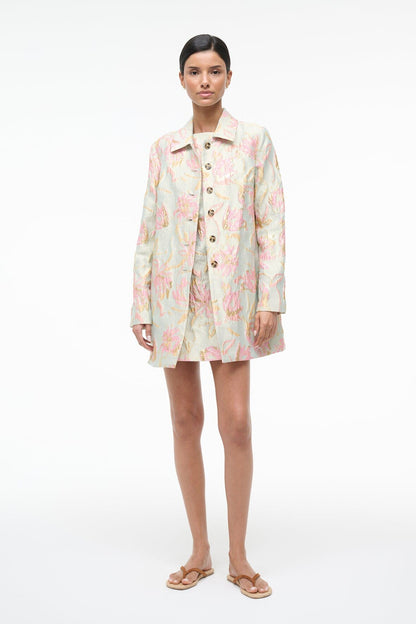 Halton Jacket Botanica Aloe | STAUD Everyday