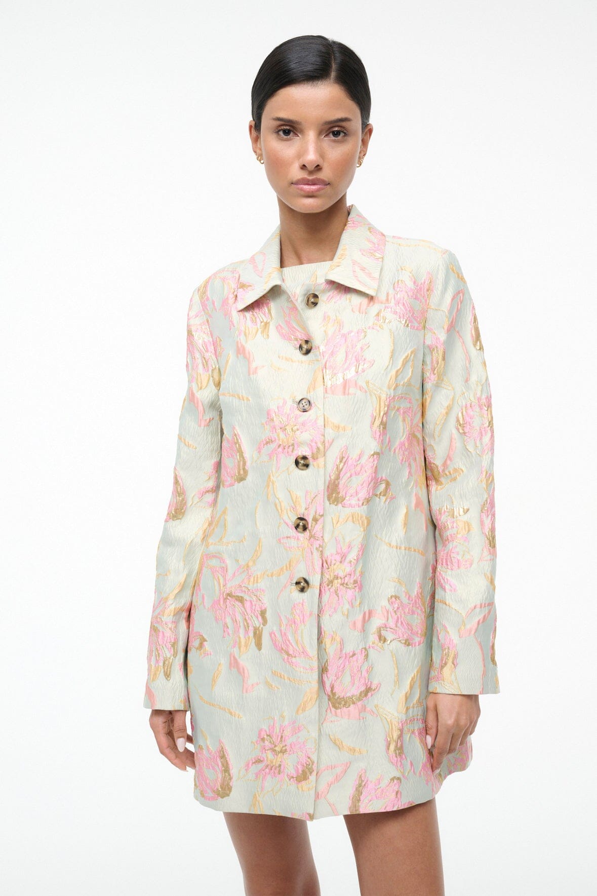 Halton Jacket Botanica Aloe | STAUD Everyday