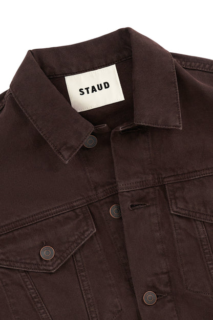 Glen Denim Jacket Earth | STAUD Great Value