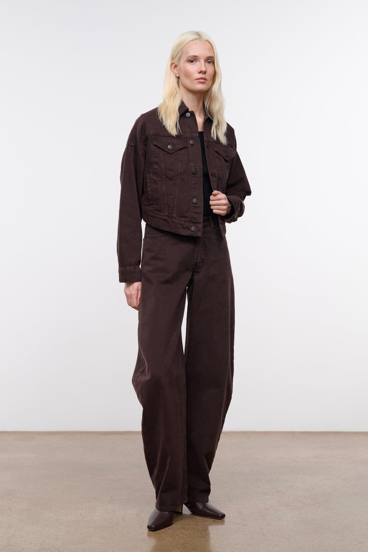 Glen Denim Jacket Earth | STAUD Great Value