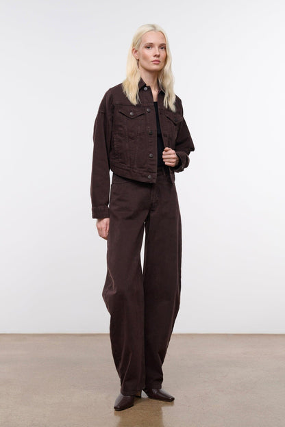 Glen Denim Jacket Earth | STAUD Great Value