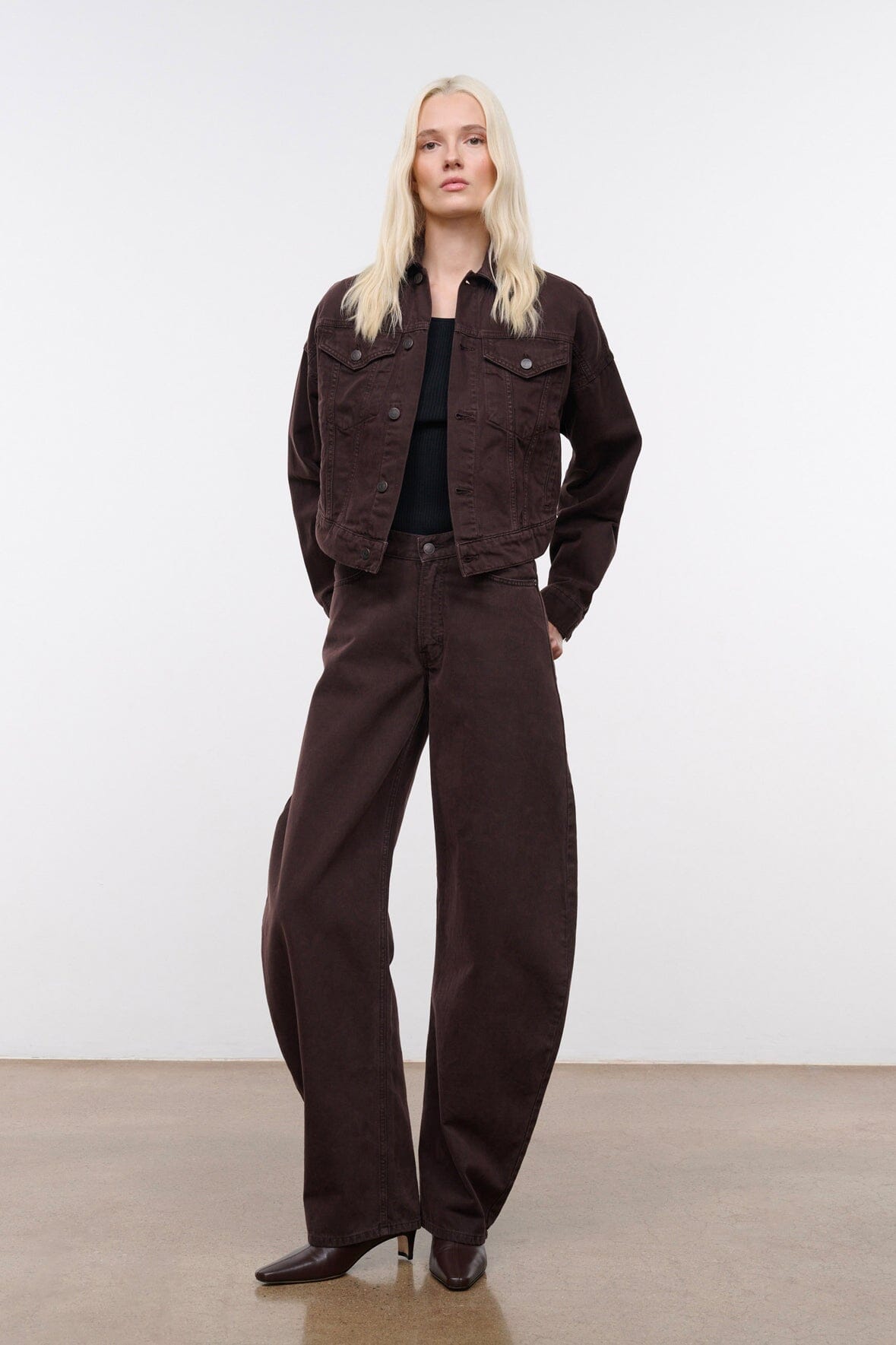 Glen Denim Jacket Earth | STAUD Great Value