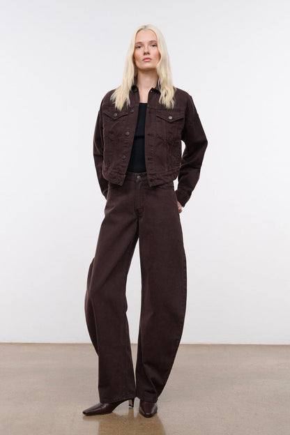 Glen Denim Jacket Earth | STAUD Great Value