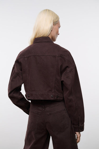 Glen Denim Jacket Earth | STAUD Great Value