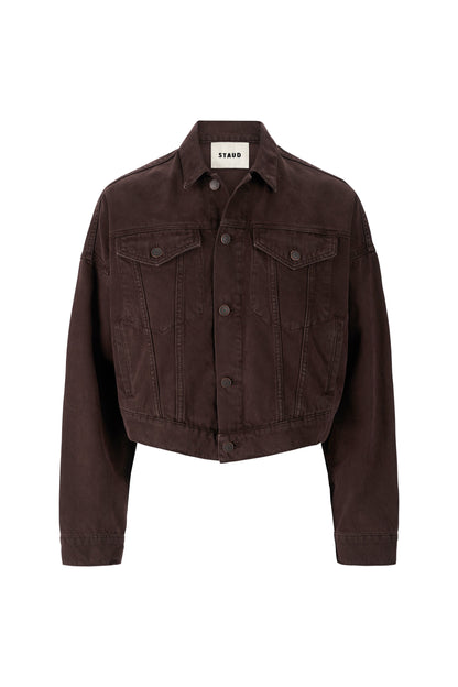 Glen Denim Jacket Earth | STAUD Great Value