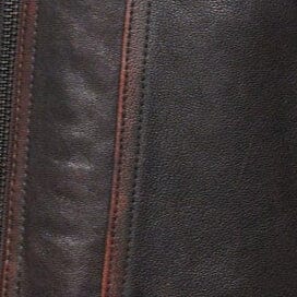 Eugene Leather Jacket Distressed Brown | STAUD Essential