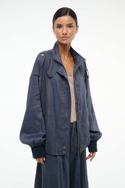 Simone Jacket Chambray | STAUD Customer Favorite