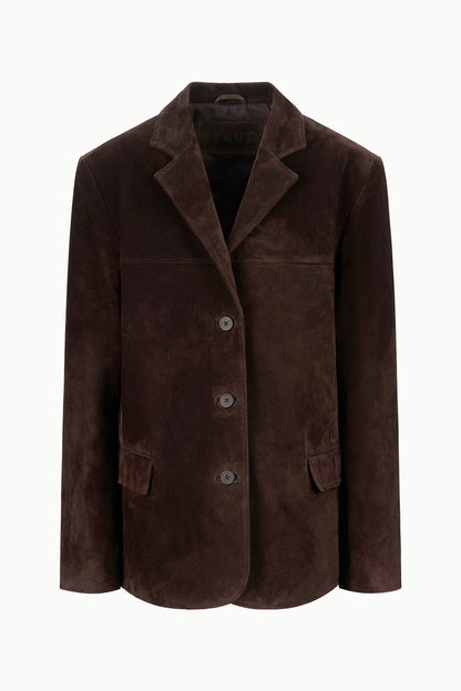Natalie Suede Jacket Espresso | STAUD Trending