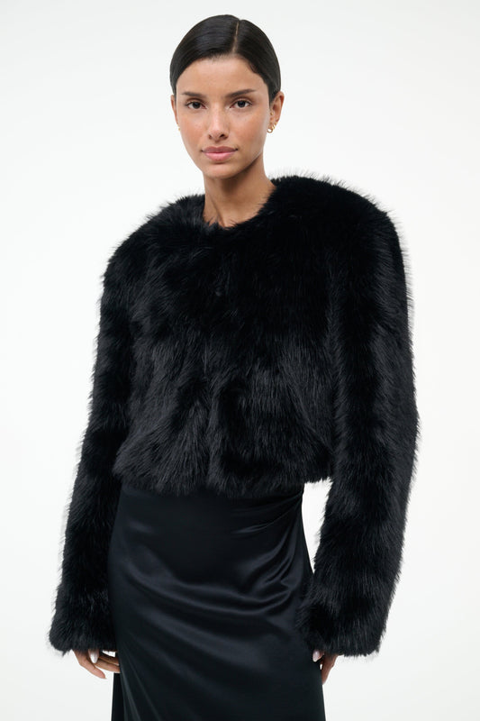 Casimira Jacket Black | STAUD Smart Buy