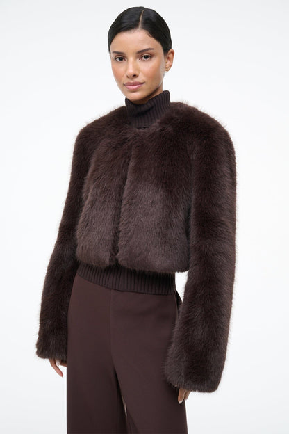 Casimira Jacket Earth | STAUD Latest