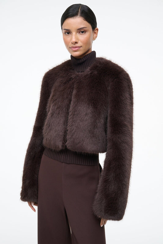 Casimira Jacket Earth | STAUD Latest