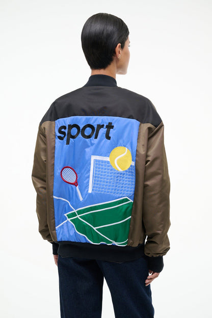 Athena Jacket Truffle | STAUD Featured