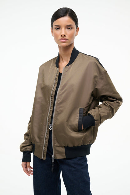 Athena Jacket Truffle | STAUD Featured