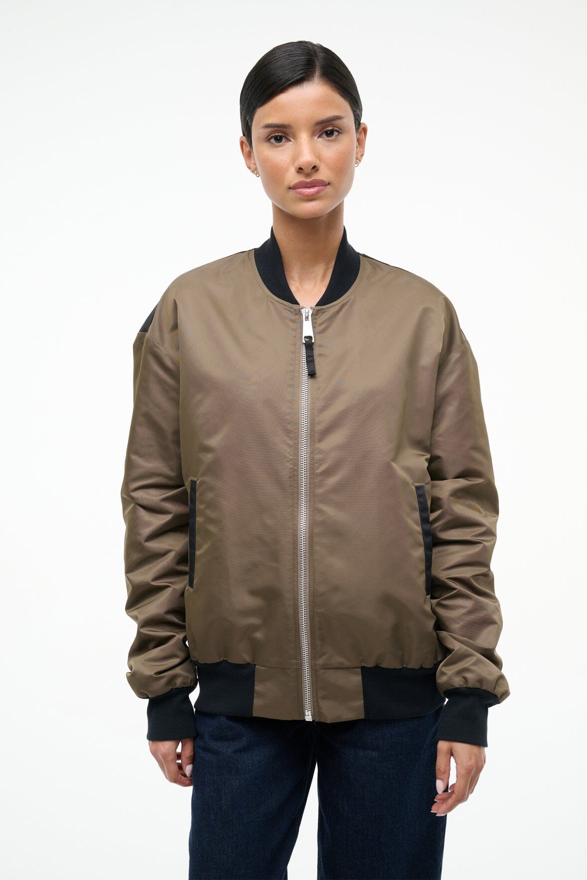Athena Jacket Truffle | STAUD Featured